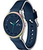 Color:Blue - Image 2 - Men's Ollie Analog Blue Silicone Strap Watch