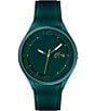Color:Green - Image 1 - Men's Ollie Analog Green Silicone Strap Watch