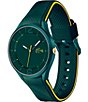 Color:Green - Image 2 - Men's Ollie Analog Green Silicone Strap Watch