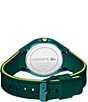 Color:Green - Image 3 - Men's Ollie Analog Green Silicone Strap Watch