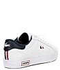 Color:White/Navy/Red - Image 2 - Men's Powercourt Tricolor Sneakers