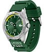 Color:Green - Image 2 - Men's Regatta Analog Green Silicone Strap Watch