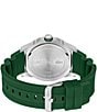 Color:Green - Image 3 - Men's Regatta Analog Green Silicone Strap Watch