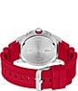 Color:Red - Image 3 - Men's Regatta Analog Red Silicone Strap Watch