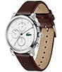 Lacoste Men's Replay Multifunction Leather Strap Watch - Image 2