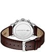 Lacoste Men's Replay Multifunction Leather Strap Watch - Image 3