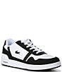 Color:White/Black - Image 1 - Men's T-Clip Leather Sneakers