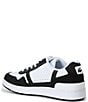 Color:White/Black - Image 3 - Men's T-Clip Leather Sneakers