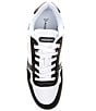 Color:White/Black - Image 5 - Men's T-Clip Leather Sneakers