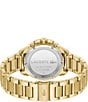 Color:Gold - Image 3 - Men's Toranga Dual Time Gold Tone Stainless Steel Bracelet Watch
