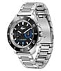 Color:Silver - Image 2 - Men's Toranga Dual Time Stainless Steel Bracelet Watch