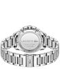 Color:Silver - Image 3 - Men's Toranga Dual Time Stainless Steel Bracelet Watch