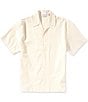 Lacoste Mini Stripe Short Sleeve Woven Camp Shirt - Image 2
