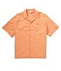 Lacoste Mini Stripe Short Sleeve Woven Camp Shirt - Image 1