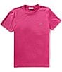 Lacoste Pima Cotton Jersey Short Sleeve T-Shirt, Color:Malva - Image 1