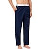 Lacoste Relaxed Fit Pajama Pants, Color:Navy Blue - Image 1