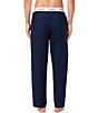 Lacoste Relaxed Fit Pajama Pants, Color:Navy Blue - Image 2