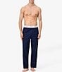 Lacoste Relaxed Fit Pajama Pants, Color:Navy Blue - Image 3