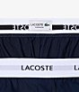 Lacoste Relaxed Fit Pajama Pants, Color:Navy Blue - Image 4