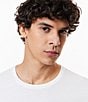Lacoste Short Sleeve Regular Fit Crew Neck Undershirts 3-Pack, Color:White - Image 4