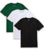 Lacoste Short Sleeve Regular Fit Crew Neck Undershirts 3-Pack - Image 1