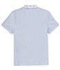 Color:Phoenix Blue - Image 2 - Slim-Fit Performance Stretch Movement Short Sleeve Polo Shirt