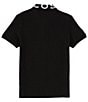 Color:Black - Image 2 - Slim-Fit Performance Stretch Movement Short Sleeve Polo Shirt