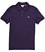 Lacoste Slim Fit Pique Short Sleeve Polo Shirt, Color:Velvet - Image 1
