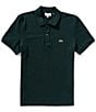 Lacoste Slim Fit Pique Short Sleeve Polo Shirt, Color:Sinople - Image 1