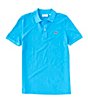 Color:Ibiza - Image 1 - Slim-Fit Pique Short-Sleeve Polo Shirt