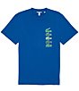 Color:Cobalt - Image 1 - Small Croc Logos Short Sleeve T-Shirt