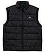 Lacoste Solid Puffer Vest, Color:Black - Image 1