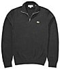 Lacoste Solid Quarter-Zip Pullover - Image 2
