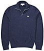 Lacoste Solid Quarter-Zip Pullover - Image 3