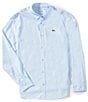 Lacoste Stretch Poplin Long Sleeve Woven Shirt - Image 2