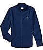 Lacoste Stretch Poplin Long Sleeve Woven Shirt - Image 1