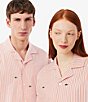 Lacoste Striped Crocodile Printed Pajama Shirt - Image 5