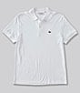 Color:White - Image 1 - Ultra Soft Cotton Short Sleeve Polo Shirt