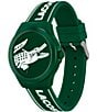 Color:Green - Image 2 - Unisex Analog Neocroc Green Silicone Strap Watch