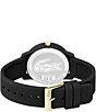 Color:Black - Image 3 - Women's 12.12 Analog Black Silicone Strap Watch