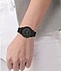 Color:Black - Image 4 - Women's 12.12 Analog Black Silicone Strap Watch