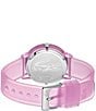 Color:Pink - Image 3 - Women's 12.12 Analog Pink Silicone Strap Watch