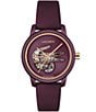 Lacoste Women's 12.12 Automatic Leather Strap Watch - Image 1