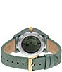 Lacoste Women's 12.12 Automatic Leather Strap Watch, Color:Green - Image 3