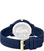 Color:Blue - Image 3 - Women's 12.12 Quartz Analog Navy Silicone Watch