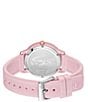 Color:Pink - Image 3 - Women's 12.12 Quartz Analog Pink Silicone Strap Watch