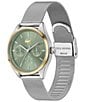 Lacoste Women's Atena Multifunction Stainless Steel Mesh Bracelet Watch - Image 2