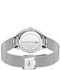 Lacoste Women's Atena Multifunction Stainless Steel Mesh Bracelet Watch - Image 3