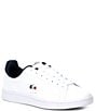 Color:White/Navy/Red - Image 1 - Women's Carnaby Pro Leather Tricolor Retro Sneakers