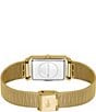 Color:Gold - Image 3 - Women's Catherine Gold Tone Mesh Bracelet Watch